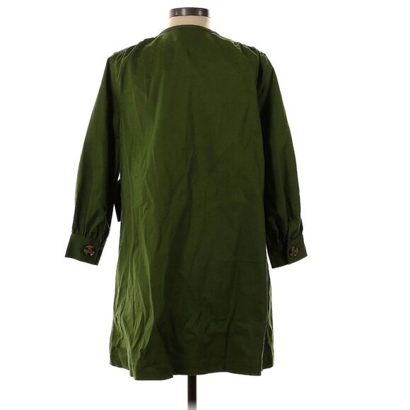 NEW Tuckernuck Blake Dress Mini Long Sleeve Boxy Button Front XS - Picture 3 of 5